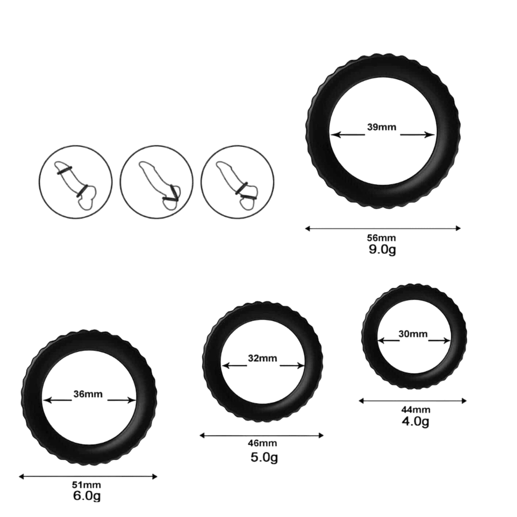 Pack de 4 Anillos Vibradores - Prendeme.com