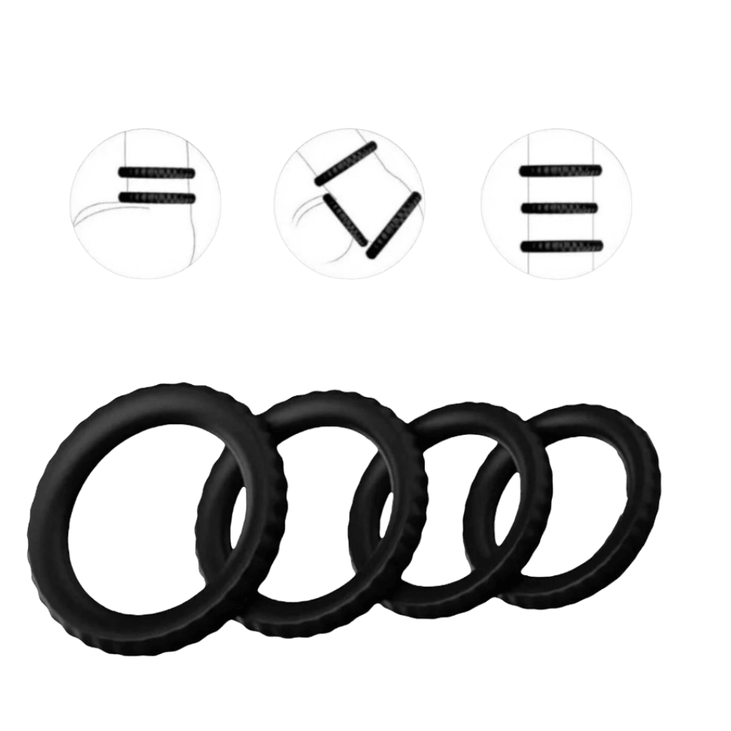 Pack de 4 Anillos Vibradores - Prendeme.com